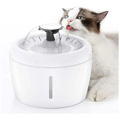 isYoung Cat Water Fountain, 84Oz/2.5L USB Charging Cat Water Dispenser Pet Drinking Fountain for Cat, Dog and Small Pet isYoung Cat Water Fountain, 84Oz/2.5L USB Charging Cat Water Dispenser Pet Drinking Fountain for Cat, Dog and Small Pet