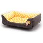liumeng Warm Wave dot pet nest Dog Sofa Bed Candy Teddy Kennel
