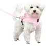 EXPAWLORER Soft Mesh Polka Dots Dog Harness with Matching Leash EXPAWLORER Soft Mesh Polka Dots Dog Harness with Matching Leash