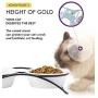 Pet Feeder Double Ceramic Bowl for Small Dogs and Cats