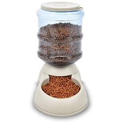 Zone Tech Self-Dispensing Pet Feeder - Premium Quality Durable Self-Dispensing Gravity 1 Gallon Pet Feeder