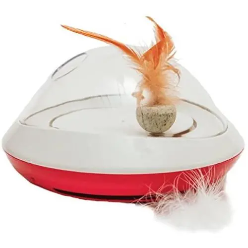 Jolly Moggy Feather chase toy for cats Jolly Moggy Feather chase toy for cats