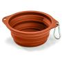 Ruff Products BarkBowl (Burnt Orange, 800ml) - Collapsible Dog Bowl