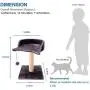 VARWANEO Cat Scratching Post for Small Kitty,with Sisal Covered Climbing Activity Tower Natural Jute Fiber 2-in-1 Scratching Post and Bed VARWANEO Cat Scratching Post for Small Kitty,with Sisal Covered Climbing Activity Tower Natural Jute Fiber 2-in-1 Scratching Post and Bed