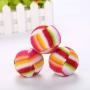 Aopiu 5pcs Funny Pet Cat Ball Toys,Kitten Teaser Bite Interactive Chew Grinding Toy