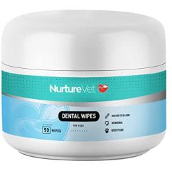 NurtureVet Dental Wipes for Dogs
