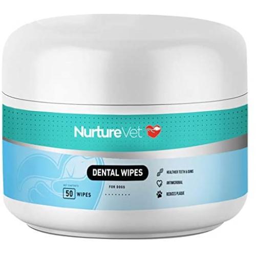 NurtureVet Dental Wipes for Dogs