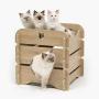 Vesper Lounger, Cat Tree with Hideout