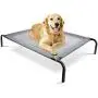 Paws & Pals Elevated Dog Bed - Steel Frame, Temp Control, Indestructible Chew-Proof Pet Cot w/ Trampoline Suspended Raised Hammock Best for Portable in/Out Door Use Cooling Platform | Medium Paws & Pals Elevated Dog Bed - Steel Frame, Temp Control, Indestructible Chew-Proof Pet Cot w/ Trampoline Suspended Raised Hammock Best for Portable in/Out Door Use Cooling Platform | Medium