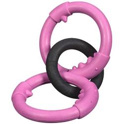 JW Pet Company Big Mouth Rings LT Dog Toy, Large, Colors Vary