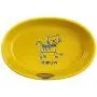 PetRageous 10300 Silly Kitty Oval Dishwasher Safe Stoneware Cat Bowl 6.5-Inch Long 4-Inch Wide 2-Inch Tall 2-Cups Capacity for Cats with Silly Kitty Logo in The Basin, Yellow PetRageous 10300 Silly Kitty Oval Dishwasher Safe Stoneware Cat Bowl 6.5-Inch Long 4-Inch Wide 2-Inch Tall 2-Cups Capacity for Cats with Silly Kitty Logo in The Basin, Yellow