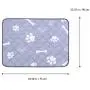 POPETPOP Washable Dog Pee Pads Reusable Whelping Pads Waterproof Dog Mat Puppy Potty Training Pads S