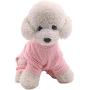 Woo Woo Pets Cute Animal Soft Coats Pet Dog Cotton Pajamas Pets Stripes Jumpsuit Clothes