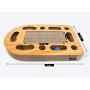 MIAOXSEN Cat Toy with Sturdy Scratching Pads Lounge and Jingly Balls for All Ages of Indoor Cats