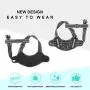 NOYAL Service Dog Harness Adjustable Dog Vest Harness Outdoor Pet Vest - Easy On & Off Comfort Pet Halters Breathable Oxford Soft Vest with Easy Control Handle for Small Medium Large Dogs
