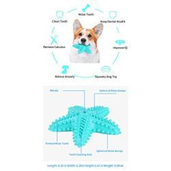 Webliew Pet Dog Toy Starfish，Squeaky Dog Toothbrush Pets Outdoor Interactive Training Puzzle Dog Toys,Suitable for Small Pet Dogs, Large Pet Dogs