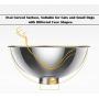 JiangYan-US Cat Bowls Elevated 15° Tilted Cat Food Water Bowls, Stainless Steel Raised Cat Bowls Pet Feeding Bowl Stress-Free Suit for Cat Dog