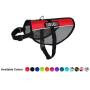 Dogline MaxAire Vest with Search and Rescue Removable Patches Adjustable Harness Reflective for Puppies Small Medium and Large Dogs