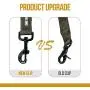 Tactical Dog Harness and Dog Leash Set, No Pull Dog Vest Harness, Heavy Duty Dog Harness with Handle(Ranger Green,M) Tactical Dog Harness and Dog Leash Set, No Pull Dog Vest Harness, Heavy Duty Dog Harness with Handle(Ranger Green,M)