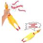 Fun Pet Dog Puppy Shrilling Rubber Chicken Chew Sound Squeeze Screaming Toy Gift