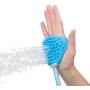 Aquapaw Pet Bathing Tool – Sprayer and Scrubber in One – Compatible with Indoor Shower or Outdoor Garden Hose – for Dog and Cat Grooming – Garden Hose and Shower Adapters Included