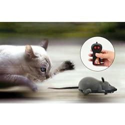 Forum Novelties Rat Toy, PeachFYE RC Funny Wireless Electronic Remote Control Mouse Rat Pet Toy for Cats Dogs Pets Kids Novelty Gift