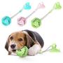 Suction Cup Pull Dog Toy, Dog Chew Toys with Bell, Pet Molar Bite Toy, Dog Teeth Cleaning Toy, Multifunctional Interactive Pet Toy (Blue)
