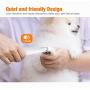 Conico Dog Clipper Pet Cat Puppy Groomer Cordless Electric Dogs Trimmer with Low Noise, Dog Grooming Clippers for Trimming The Hair Around Paws, Ears and Other Small Areas