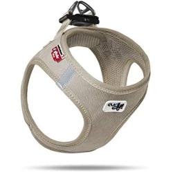 Curli Vest Harness Cord with Air-Mesh Lining Step-in Dog Harness Lightweight Breathable Dog Elegant Durable Harnesses for Small Dogs