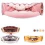 MelPet Cat Tunnel Bed with Mat, Pop Up Collapsible 2 Way Tube with Scratching Ball, Interactive Toy, Peak Hole Hideout House for Cat Puppy Kitten
