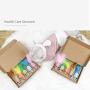 Aopiu 5 Pcs/Set Interactive Pet Cat Toys, Cat Stick Wand Feather Bell Sisal Mouse Mice