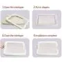 PAWISE Dog Indoor Potty Kit with 12pcs Quilted Pee Pads, Puppy Pad Floor Holder Tray, 23.6X23.6, Ready for Use