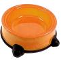 Pet Food Bowl Non Skid Feeding Dish Dog Cat Water Food Feeding Plastic Plate 9''