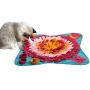 Farfly Snuffle Mat for Dogs Feeding Mat Easy to Fill and Machine Washable Training Play Mats Interactive Puzzle Toys for Stress Release