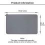 Ptlom Pet Placemat for Dog and Cat, Mat for Prevent Food and Water Overflow, Suitable for Small, Medium and Large Pet, Silicone