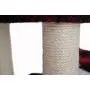 Armarkat Model B5008 50-inch Classic Cat Tree with Veranda, Bench, Mini Perch, and Spacious Lounger in Scotch Plaid, Black/Red, 31''''(l) x 28''''(w) x 50''''(h)