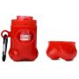 HaoDeng Poop Bag Dispenser - Includes 1 Roll (15 Bags) - Large, Earth-Friendly, Leak-Proof Pet Waste Bags