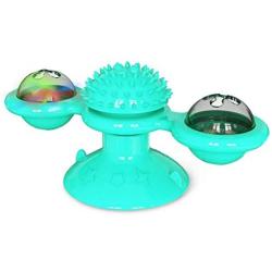 Windmill Cat Toys Kitten Fidget LED Catnip Ball