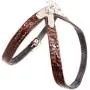 Luxury Brown Real Leather Dog Harness for Toy Breeds with Stud X-Small. Fits for 10''-14'' Chest. Luxury Brown Real Leather Dog Harness for Toy Breeds with Stud X-Small. Fits for 10''-14'' Chest.