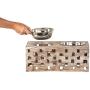 Huntley Pet Elevated Dog and Cat Double Bowl Feeder Stainless Steel Bowls