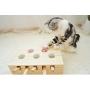 Litewood Cat Toy Wooden Puzzle Box Interactive Mouse Solid Whack-a-mole Exercise Toys