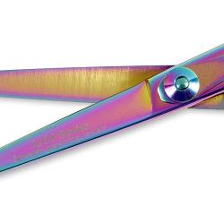 Master Grooming Tools Stainless Steel 5200 Rainbow Series Pet Straight Shears, 6-1/2-Inch
