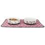 Bone Dry Elegant Marble Design Ceramic Pet Bowl