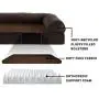 Furhaven Pet Dog Bed - Cooling Gel Memory Foam Faux Fleece and Chenille Soft Woven Traditional Sofa-Style Living Room Couch Pet Bed with Removable Cover for Dogs and Cats