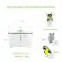 Petmii Pet Fountain, 88oz/2.6L Automatic Cat Water Fountain Dog Water Dispenser with 2 Replacement Filters for Cats, Dogs, Birds and Small Animals (White Fountain) Petmii Pet Fountain, 88oz/2.6L Automatic Cat Water Fountain Dog Water Dispenser with 2 Replacement Filters for Cats, Dogs, Birds and Small Animals (White Fountain)