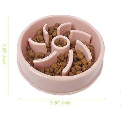 YajieSell Slow Feeder Bowl for Dog,Eco-Friendly Durable Non-Toxic Preventing Choking Healthy Design