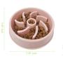 YajieSell Slow Feeder Bowl for Dog,Eco-Friendly Durable Non-Toxic Preventing Choking Healthy Design