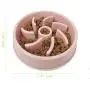 YajieSell Slow Feeder Bowl for Dog,Eco-Friendly Durable Non-Toxic Preventing Choking Healthy Design YajieSell Slow Feeder Bowl for Dog,Eco-Friendly Durable Non-Toxic Preventing Choking Healthy Design