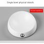 Measepet Dog/cat Food Bowl ABS+PC Material, 15 Degree tilt pet Bowl, Maximum Protection from pet Cervical Vertebra Injury