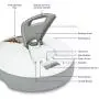Pawple Automatic Pet Feeder, 6 Meal Food Dispenser for Dogs, Cats & Small Animals w/Programmable Digital Timer, Portion Control, Dishwasher-Safe Tray Feeds Wet or Dry Food - (Serves 3 Meals Per Day) Pawple Automatic Pet Feeder, 6 Meal Food Dispenser for Dogs, Cats & Small Animals w/Programmable Digital Timer, Portion Control, Dishwasher-Safe Tray Feeds Wet or Dry Food - (Serves 3 Meals Per Day)